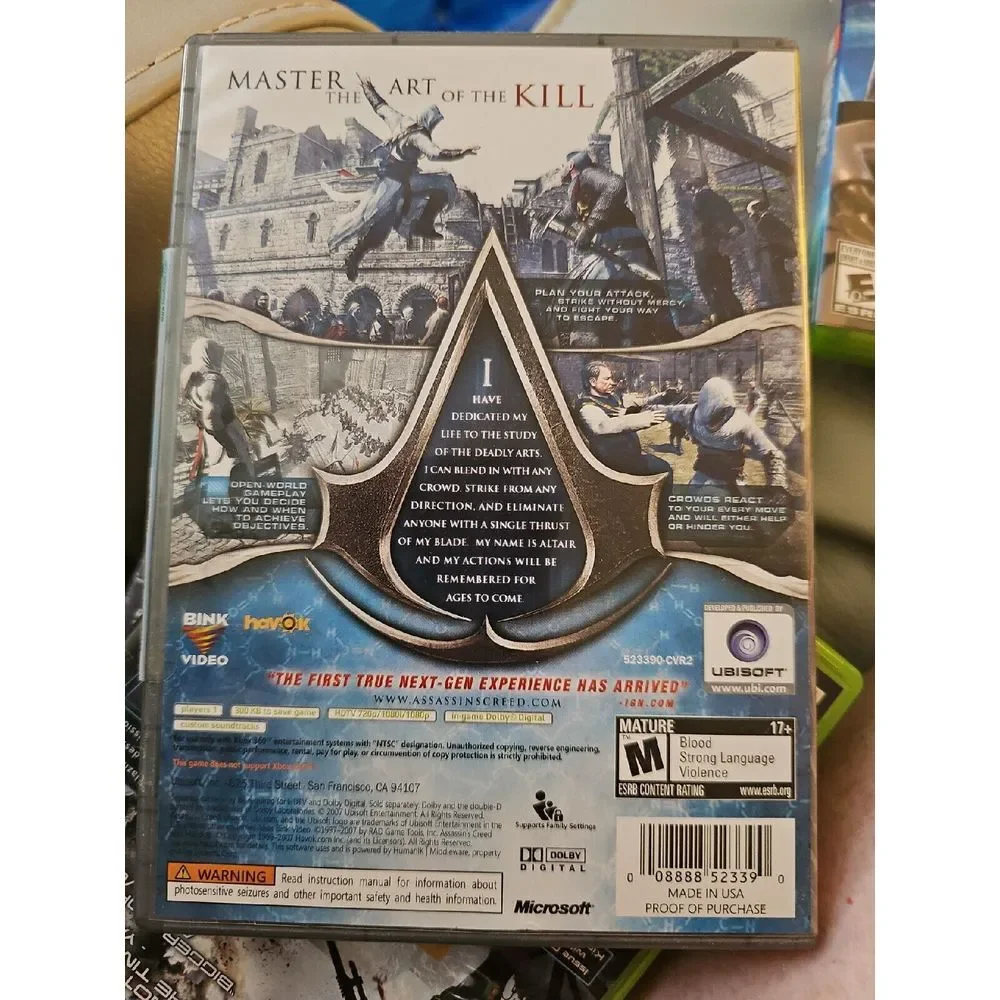 Assassin's‎ Creed (Microsoft Xbox 360, 2007)